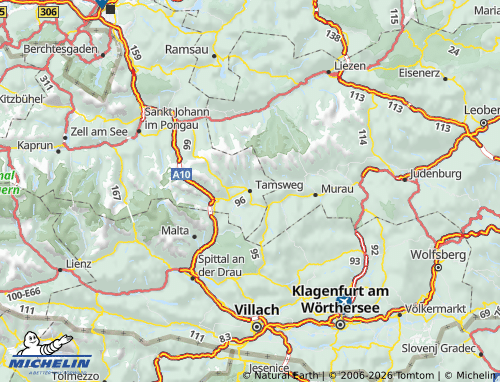Mapa MICHELIN Tamsweg - ViaMichelin