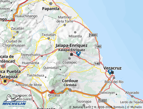MICHELIN-Landkarte Veracruz de Ignacio de la Llave - ViaMichelin