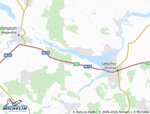 Carte MICHELIN Podilske - ViaMichelin
