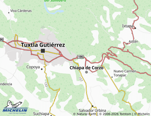 Mappa MICHELIN Pedregal de San Ángel - ViaMichelin
