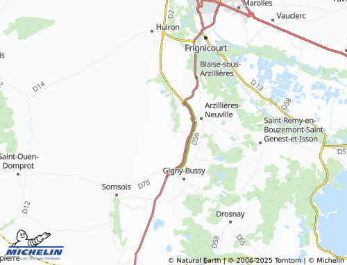 Mapa MICHELIN Saint-Chéron - ViaMichelin