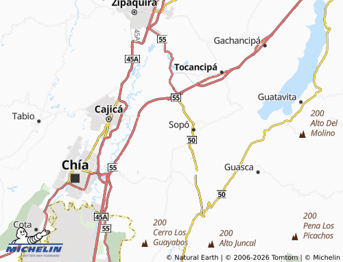 Mappa MICHELIN Aposentos Parte Alta - ViaMichelin