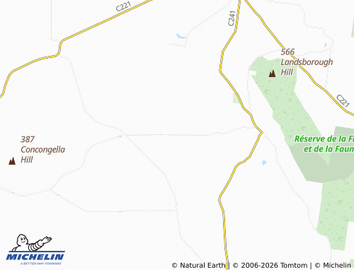 MICHELIN-Landkarte Landsborough West - ViaMichelin