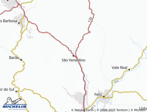 MICHELIN São Vendelino map - ViaMichelin