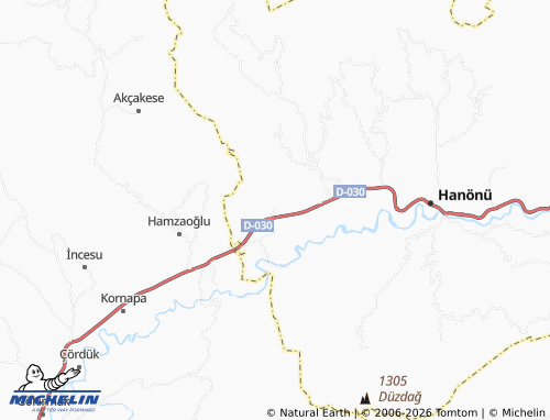 MICHELIN Sirke map - ViaMichelin