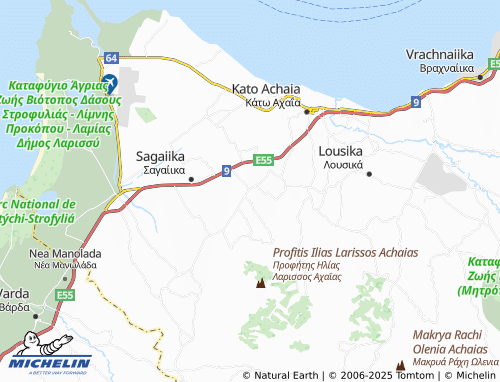 Carte MICHELIN Karamesinaiika - ViaMichelin
