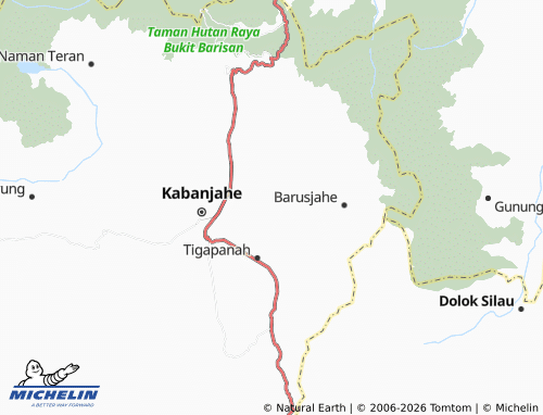 MICHELIN Seberaya map - ViaMichelin
