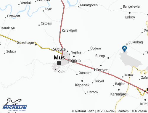 MICHELIN Çöğürlü map - ViaMichelin