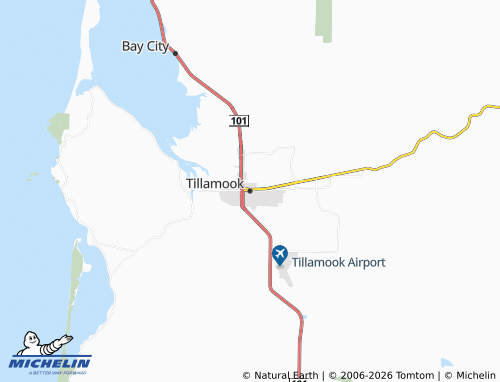 Kaart MICHELIN Tillamook - ViaMichelin