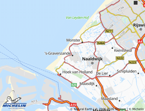 Kaart MICHELIN 's-Gravenzande - ViaMichelin