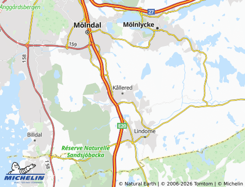 Carte MICHELIN Kållered - ViaMichelin