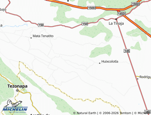 Mapa MICHELIN Márquez Galindo - ViaMichelin