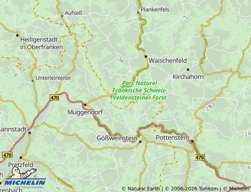 MICHELIN Köttweinsdorf map - ViaMichelin