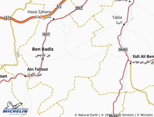 Mapa MICHELIN Shatwan Bil'aylah - ViaMichelin