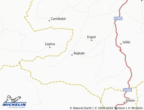 MICHELIN Başkale map - ViaMichelin