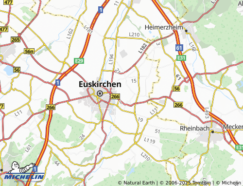 MICHELIN Ratsheimer Hof map - ViaMichelin