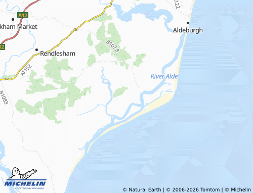 Carte MICHELIN Gedgrave - ViaMichelin
