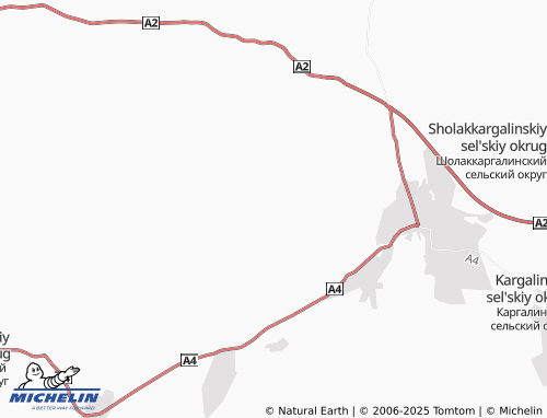 MICHELIN Karasay map - ViaMichelin