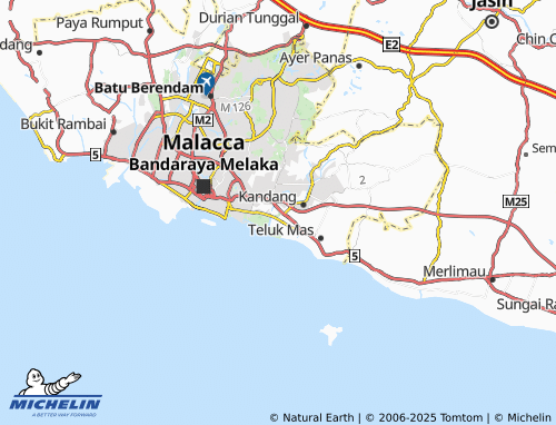 MICHELIN Kampung Tambak Sebelong map - ViaMichelin
