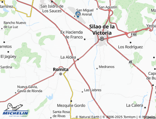 MICHELIN La Aldea map - ViaMichelin
