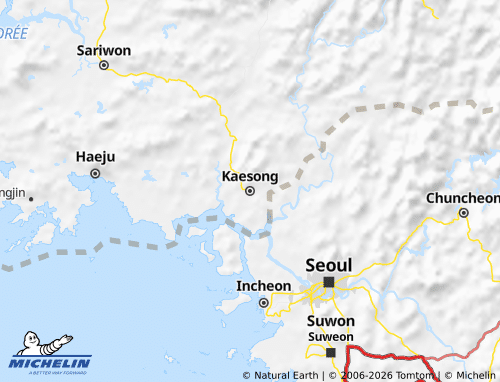 Mapa MICHELIN Kaesong-Si - ViaMichelin