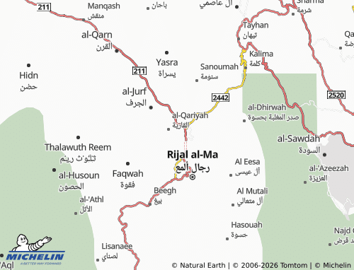 MICHELIN-Landkarte Athalif - ViaMichelin