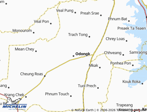 Mapa MICHELIN Odongk - ViaMichelin