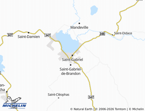Mapa MICHELIN Saint-Gabriel - ViaMichelin