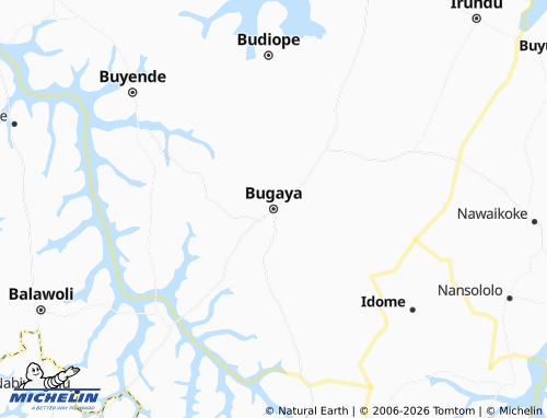 MICHELIN Bugaya map - ViaMichelin