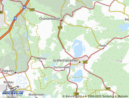 MICHELIN-Landkarte Jüdenberg - ViaMichelin