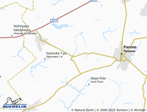 MICHELIN Kazinovka map - ViaMichelin