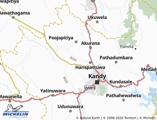 Mappa MICHELIN Endaruthenna - ViaMichelin