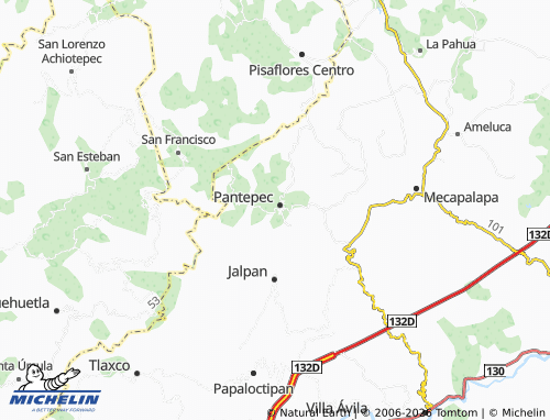 Mappa MICHELIN Palo de Agua - ViaMichelin