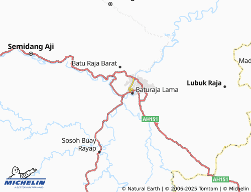 MICHELIN Saung Naga map - ViaMichelin