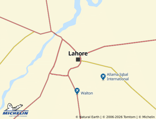Kaart MICHELIN Lahore - ViaMichelin