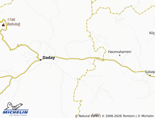 Mapa MICHELIN İnciğez - ViaMichelin