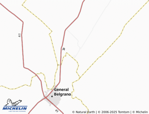MICHELIN Barrio Río Salado map - ViaMichelin