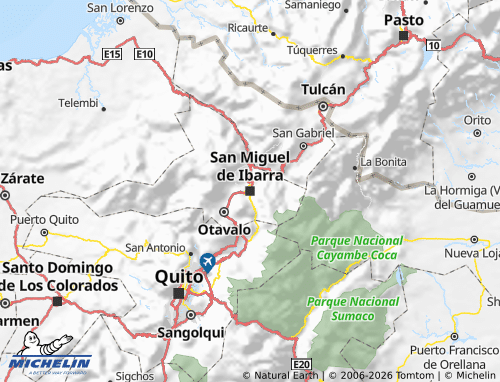 MICHELIN Ibarra map - ViaMichelin