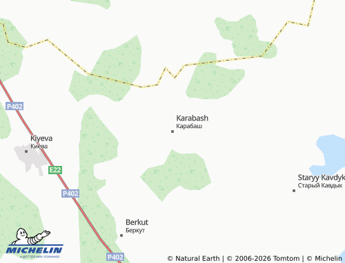 MICHELIN-Landkarte Karabash - ViaMichelin