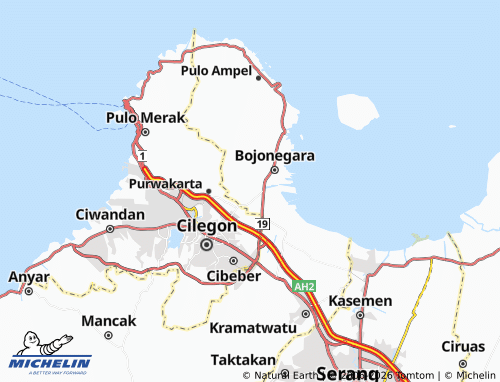 Mapa MICHELIN Mangkunegara - ViaMichelin