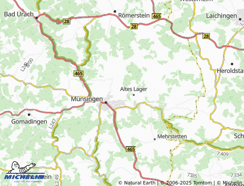 MICHELIN-Landkarte Egelstein - ViaMichelin