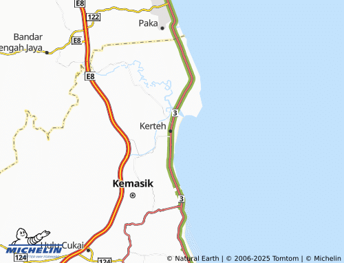 MICHELIN Bandar Baru Kerteh map - ViaMichelin
