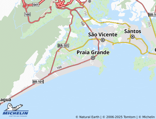 MICHELIN Vila Antártica map - ViaMichelin
