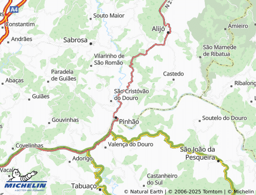 MICHELIN Vilarinho de Cotas map - ViaMichelin