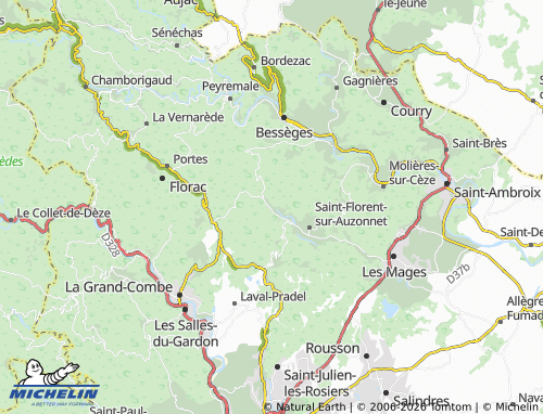 Kaart MICHELIN Le Martinet - ViaMichelin