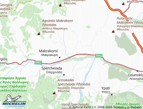 MICHELIN Makri map - ViaMichelin