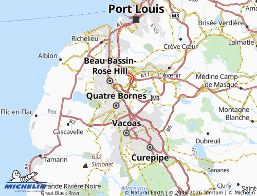 MICHELIN Trianon map - ViaMichelin