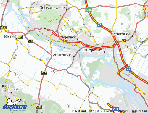 MICHELIN Lemwerder map - ViaMichelin
