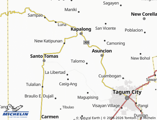 MICHELIN Lungaog map - ViaMichelin