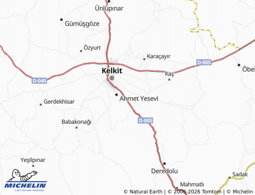 MICHELIN Atatürk map - ViaMichelin